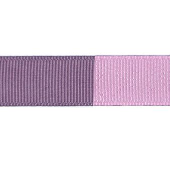 Ruban Gros Grain Frou-Frou 16mm bicolore Uni Violet clair 4719-16-5 petite image