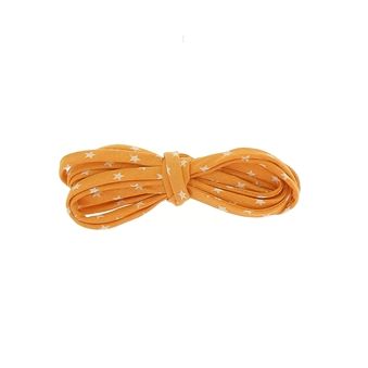 Frou-Frou Cordon Spaghetti 7mmx2m Tissu Etoiles Orange 4809-0-109 petite image